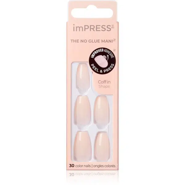 KISS imPRESS The No Glue Mani Medium umelé nechty Serendipity 30 ks