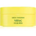 Goodal Green Tangerine Vita-C hydrogélová maska na očné okolie pre rozjasnenie a hydratáciu 60 ks