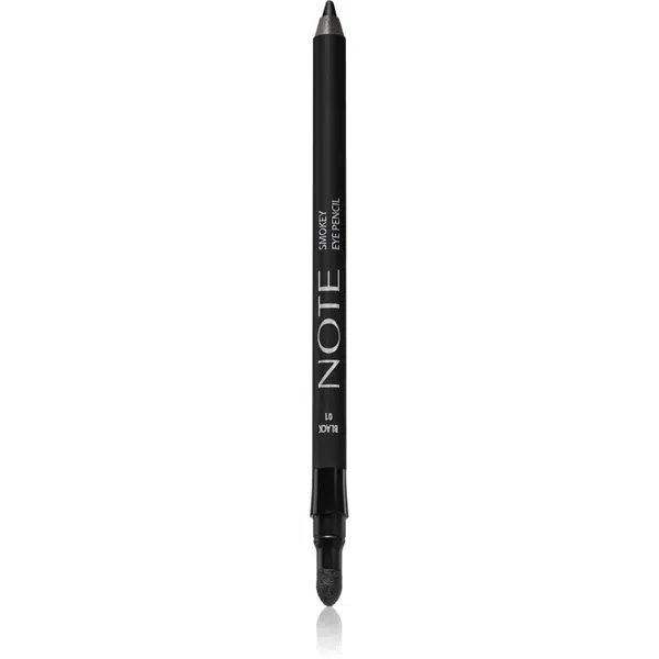 Note Cosmetique Smokey Eye Pencil vodeodolná ceruzka na oči 01 Black 1,2 g