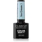 Claresa SoakOff UV/LED Color Ice Cream gélový lak na nechty odtieň 3 5 g