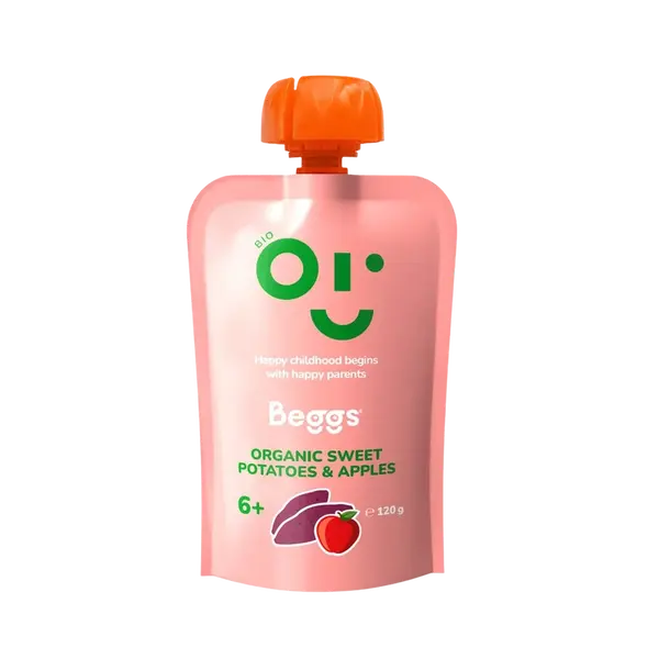 BEGGS BIO Batáty a jablká 120 g