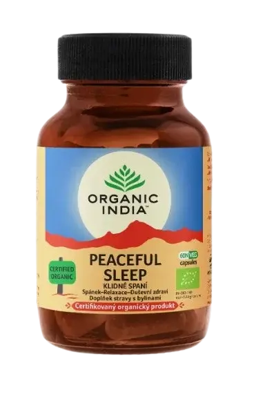 ORGANIC INDIA Peaceful Sleep Bio 60 kapslí