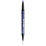 NYX Professional Makeup Beetlejuice Pinstripe Duo Liner očné linky 2 v 1 odtieň 02 Purple Chrome 0,5 ml