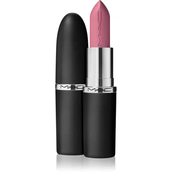 MAC Cosmetics MACximal Sleek Satin Lipstick krémový hydratačný rúž odtieň Pink Peppermint 3,5 g
