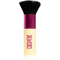 Coco & Eve Sunny Honey Deluxe Vegan Kabuki Brush štetec kabuki na telo a tvár 1 ks
