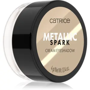 Catrice Metallic Spark krémové očné tiene pre trblietavý lesk odtieň 010 Champagne Chic 4 g