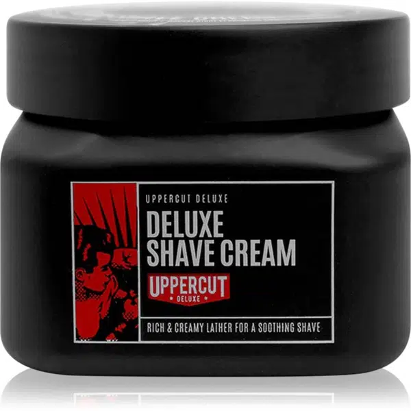 Uppercut Deluxe Shave Cream krém na holenie pre mužov 120 g