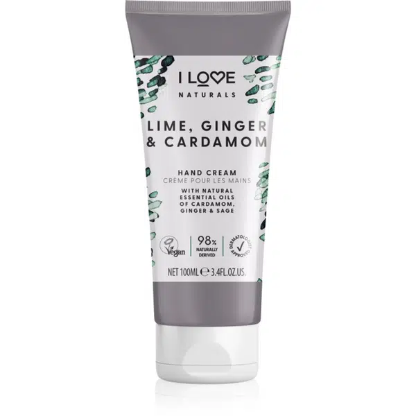 I Love Naturals Lime, Ginger & Cardamom krém na ruky 100 ml