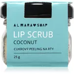 Almara Soap Lip Scrub cukrový peeling na pery Coconut 25 g