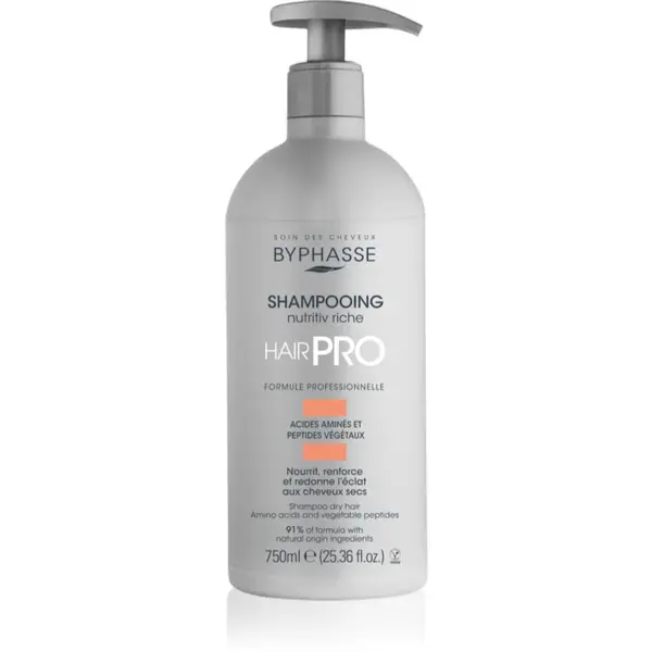 BYPHASSE Hair Pro vyživujúci šampón pre suché vlasy 750 ml