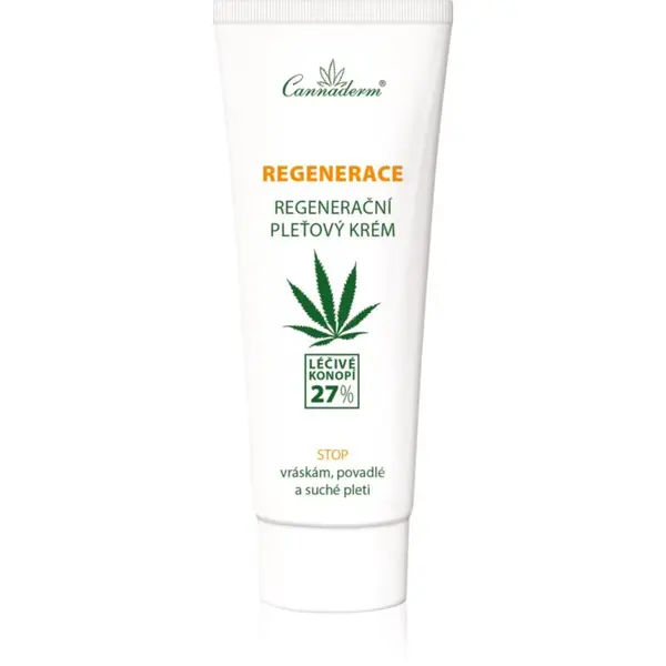 Cannaderm Regeneration Krém na suchú a citlivú pokožku regeneračný krém pre suchú a citlivú pokožku 75 g