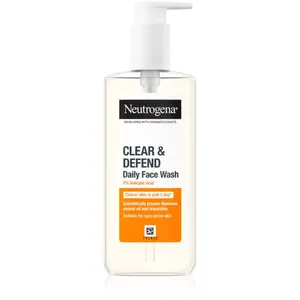 Neutrogena Clear & Defend čistiaci gél s 2% kyselinou salicylovou 200 ml