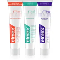 Elmex Mix Trio zubná pasta 3x75 ml
