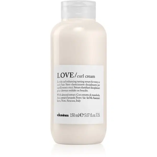 Davines Love Curl Cream stylingový krém pre definíciu vĺn pre nepoddajné a krepovité vlasy 150 ml