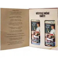 Bohemia Gifts & Cosmetics Kniha Učitelé Mění Svět darčeková sada
