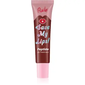 Rude Cosmetics Save My Lips vyživujúci a hydratačný balzam na pery s peptidmi odtieň Cherry 15 ml