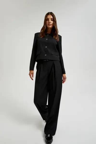 Marisse Women's Trousers L-Sp-4600 Black