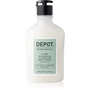 Depot 500 BEARD & MOUSTACHE SPECIFICS NO. 501 MOISTURIZING & CLARIFYING BEARD SHAMPOO hydratačný šampón na bradu 250 ml