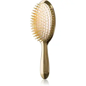 Janeke Gold Line Air-Cushioned Brush with Gold Pins plochá kefa 22 x 7 cm 1 ks