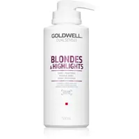 Goldwell Dualsenses Blondes & Highlights regeneračná maska  neutralizujúci žlté tóny 500 ml