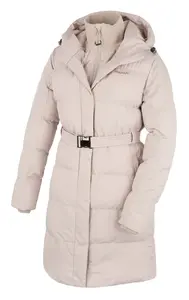Husky  Nerine L beige, XL - plus Dámsky hardshellový plnený kabát