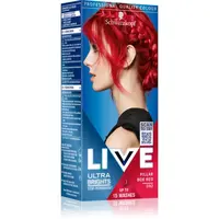 Schwarzkopf LIVE Ultra Brights or Pastel semipermanentná farba na vlasy odtieň 092 Pillar Box Red 1 ks
