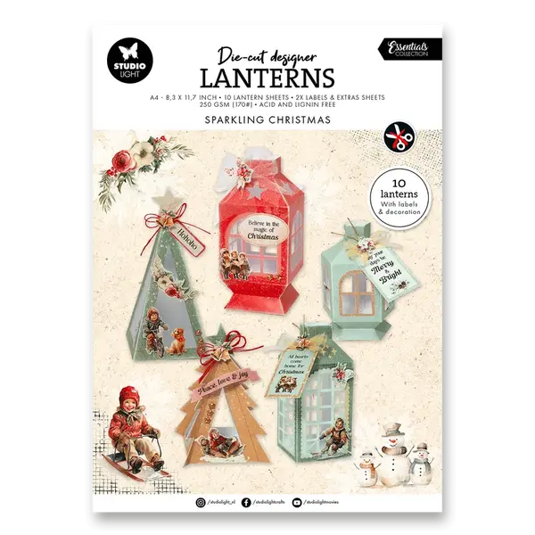 Kreativní blok Studio Light - Vánoční lucerny