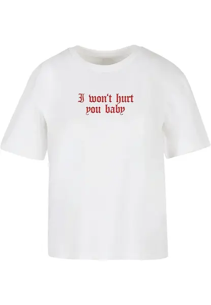Women's T-shirt I Won't Hurt You Baby - white