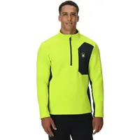 Spyder BANDIT 1/2 ZIP Pánský funkční svetr, reflexní neon, velikost