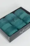 Dárková sada malých modalových ručníků DELUXE, 3 ks Zelená