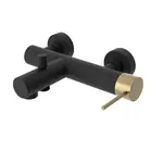 Sapho Ultramix - Vanová baterie, matná černá/matná zlatá UT010BG