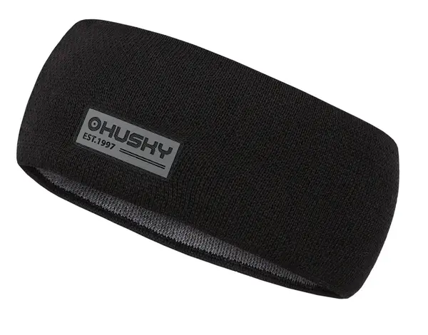 Husky Merband 1 L-XL, černá Pánská merino čelenka