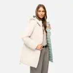 Zelená dámská prošívaná bunda Geox Spherica - Dámské