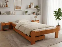 Posteľ Ada 90 x 200 cm, jelša Rošt: Bez roštu, Matrac: Matrac SOMMERA 18 cm