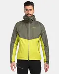 Pánská hardshellová bunda kilpi hurricane-m světle zelená 3xl
