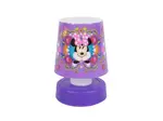 LED dětská noční lampička MINNIE 11 cm fialová