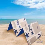 Plážové lehátko MARINE 137x49 cm, béžové