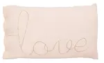 Detský dekoračný vankúšik LOVE 50x30cm, ružový
