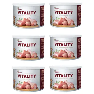 Akinu VITALITY Kuře jemně krájené konzerva pro psy 6 x 200 g
