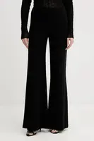 Kalhoty Joseph Ribkoff dámské, černá barva, široké, high waist, 161096F25