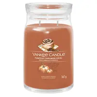 YANKEE CANDLE Signature 2 knoty Pumpkin Cinnamon Swirl sklo 567 g