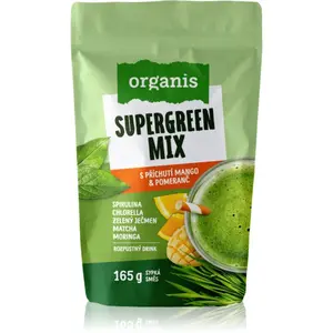 Organis Supergreen Mix prášek na přípravu nápoje příchuť Mango & Orange 165 g
