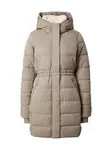 HOLLISTER Zimná parka  hnedá melírovaná