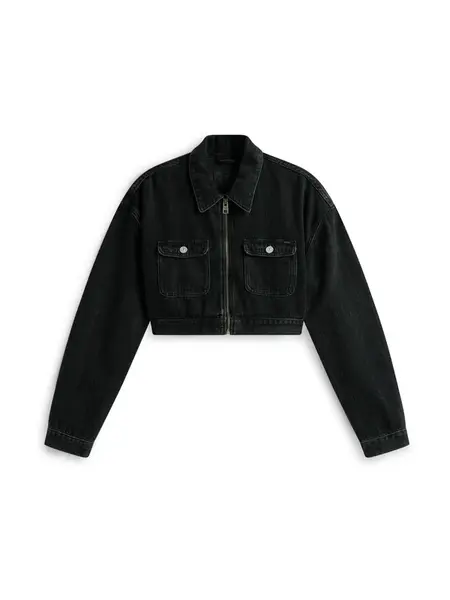 Tommy Jeans Prechodná bunda 'STATION'  čierny denim