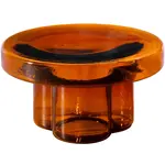 Skleněný odkládací stolek Soda, jantarová - Miniforms