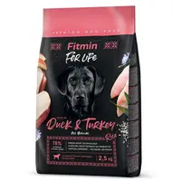 Fitmin Dog For Life Duck & Turkey 2,5 kg | Granule pro psy