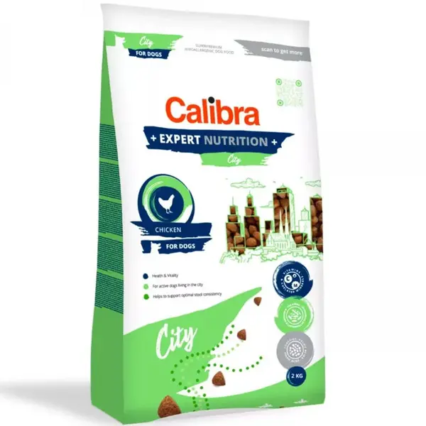 Calibra Dog Expert Nutrition City 2 kg | Granule pro psy