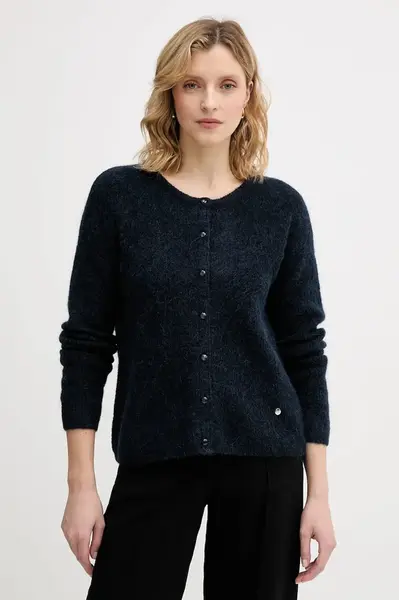 Kardigan s příměsí vlny z alpaky Mos Mosh Almine