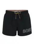 BOSS Plavecké šortky 'Mooneye'  čierna / biela