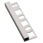 Lišta ukončovací "hranatá" Profil-EU biela, PVC, dĺžka 250 cm, výška hrany 10 mm, LH10250